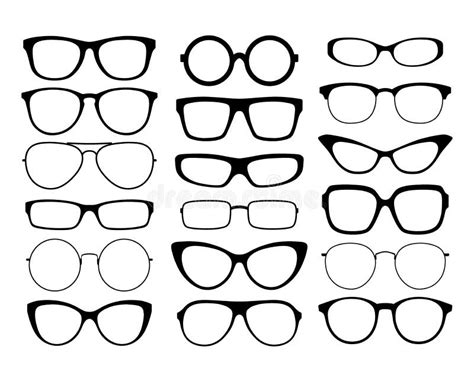 Glasses Silhouette Svg
