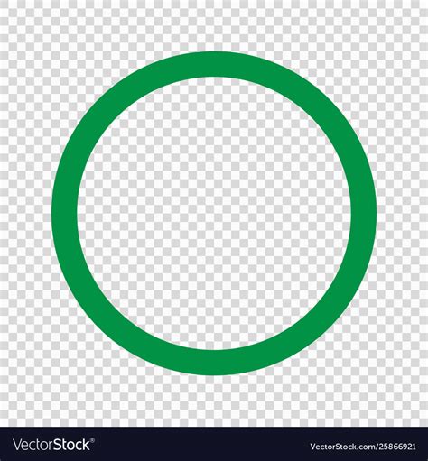 Green Circle Icon Royalty Free Vector Image Vectorstock