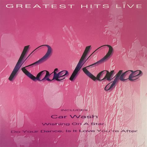 Rose Royce Greatest Hits Live 1996 Cd Discogs