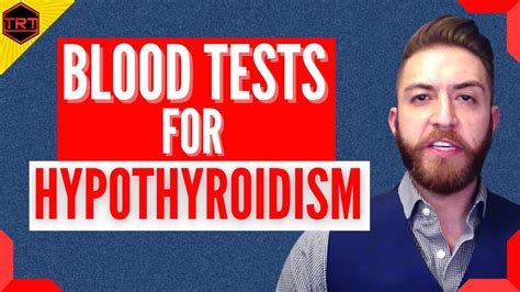What Thyroid Blood Test For Hypothyroidism Youtube