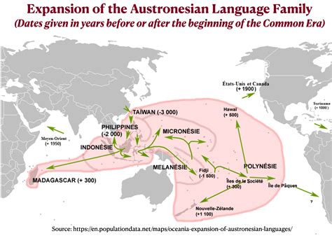 The Expansion Of Austronesian Languages Geocurrents