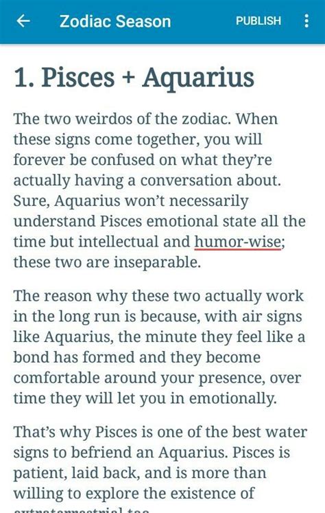 Pisces Aquarius Compatible Friendships Pairing Of The Zodiac That Actually Work Well
