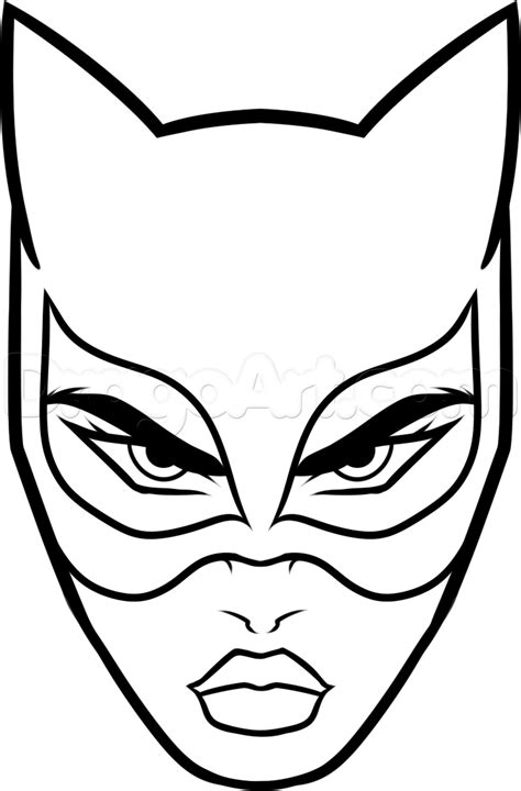 How To Draw Catwoman Easy Step By Step Dc Comics Comics Free In