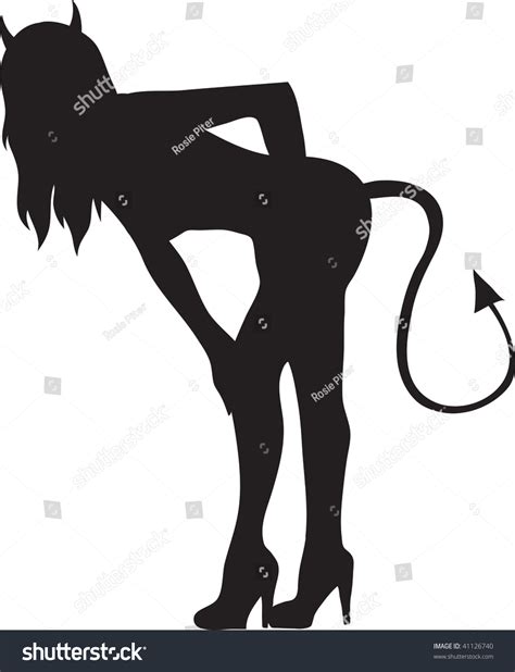 Clip Art Illustration Sexy Devil Girl Stock Illustration Shutterstock