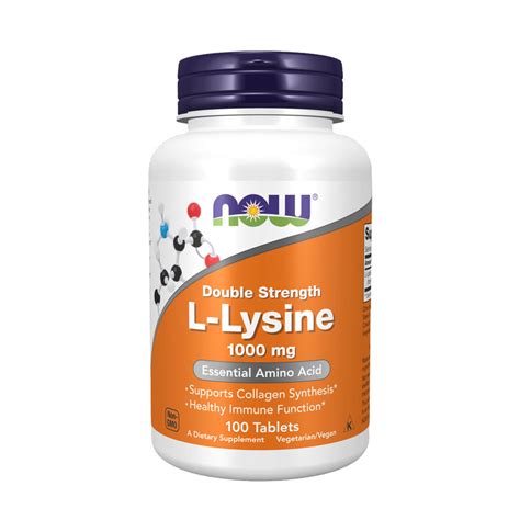 L Lysin Tabeltten mg von NOW Foods online günstig kaufen