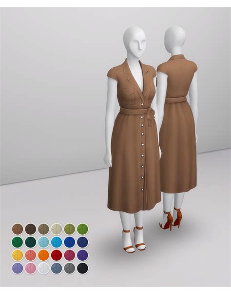 Duchess Of Dress Iv 24 Color Rustys On Patreon Sims 4 Mm Cc Sims