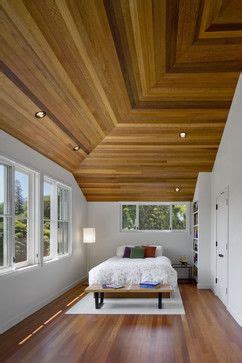 Wood ceiling add a natural touch to your indoors. Like contrast of ceiling and walls | Wooden ceiling design ...