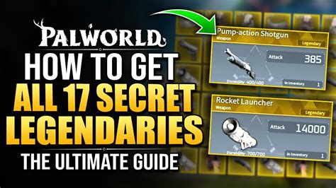 Palworld How To Get ALL 17 SECRET LEGENDARIES All Legendary