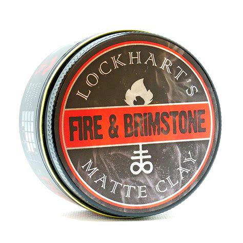 Lockharts Fire And Brimstone Matte Clay Mediumfirm Hold