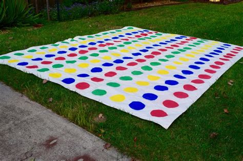 Giant Twister With Traditional Spinner Backyard Games Yard Etsy