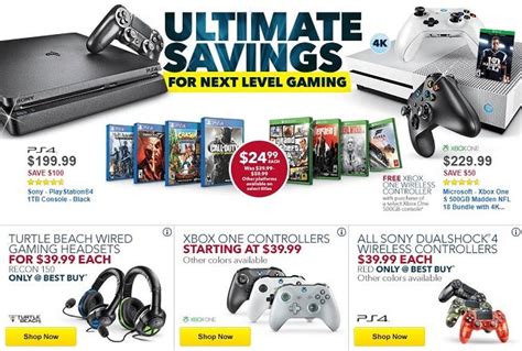 Best Buy Black Friday Ad Revealed Historic Low Prices On Games And