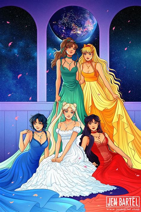 Sailor Moon Princesses Print Sailor Moon Manga Sailor Moon Usagi