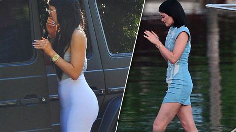 ok exclusive did kylie jenner undergo butt injections to look like kim kardashian