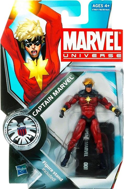 Marvel Universe Series 12 Captain Marvel 375 Action Figure 1 Hasbro