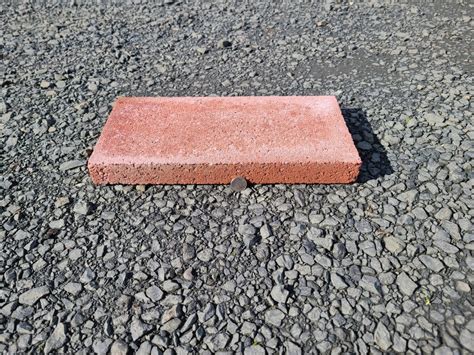 Solid Red Stepping Stone 2x8x16 Landscape Shoppe