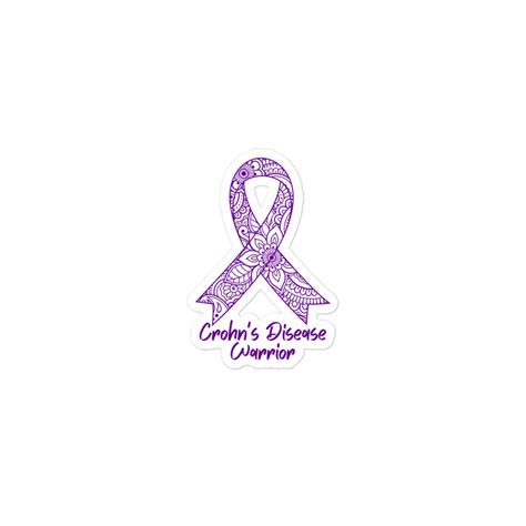 Crohns Disease Stickers Crohns Disease Awareness Etsy