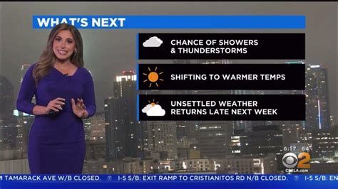 Cbs2 This Morning Alex Biston Weather Forecast October 14 Youtube