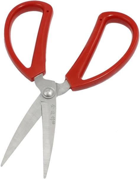 Uxcell Plastic Coated Grip Straight Blade Scissor Cutter