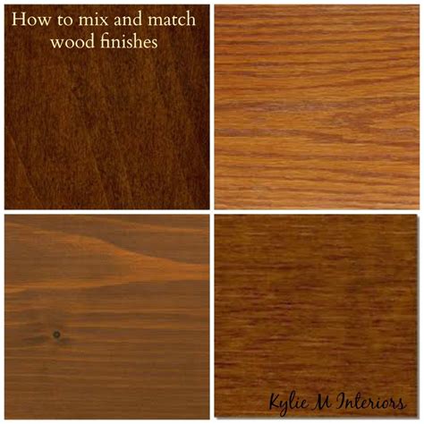 How To Mix And Match Wood Stains Like Oak Cherry Maple And Espresso