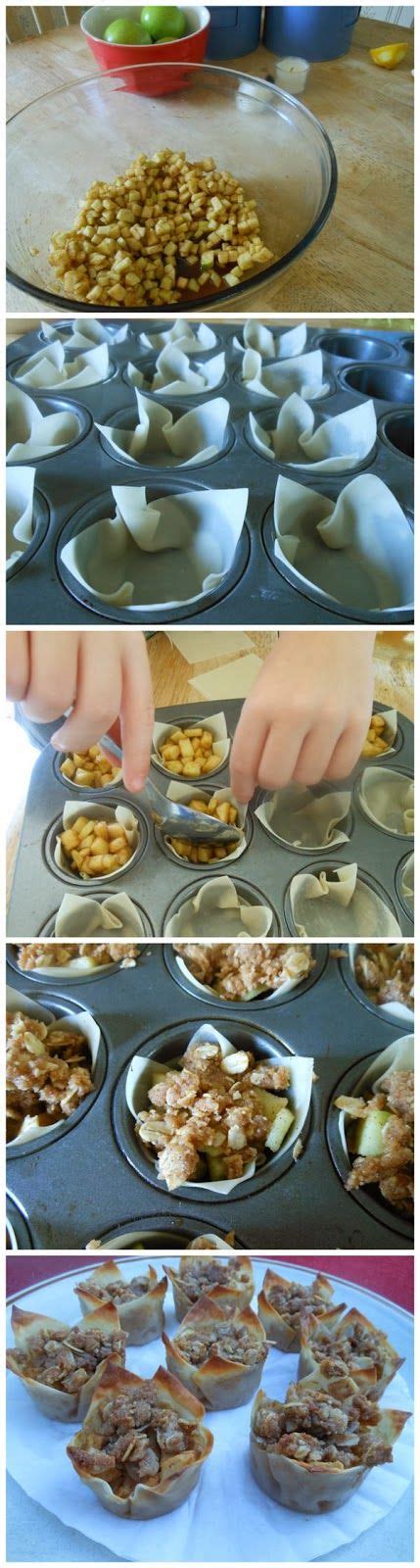 As an ingredient, wonton wrappers are relatively inexpensive, easy to locate, and versatile. Best of Recipe: Mini Apple Pies with Wonton Wrappers (With images) | Dessert recipes, Healthy ...