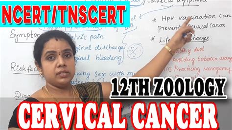 Cervical Cancer Symptomstamilbiology Simplifieddurga Vinoth Youtube