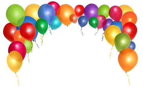 A Bunch Of Colorful Balloons Floating In The Air On A White Background