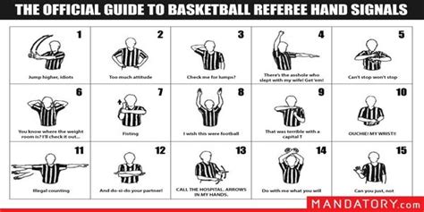 Preview size basketball referee hand signals icon set. The official guide to basketball referee hand signals ...