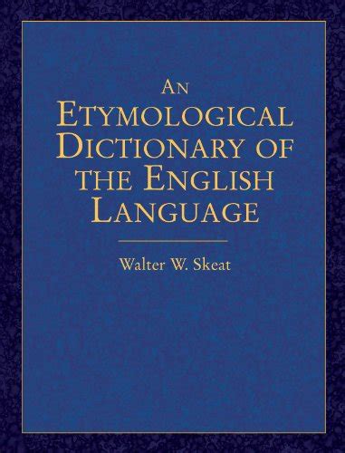 An Etymological Dictionary Of The English Language Dover Language