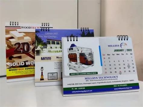 1 Week Table Top Calendar Printing Service Rs 150piece Shivambika