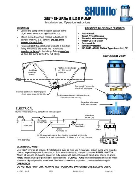 Shurflo Water Pump Wiring Diagram General Wiring Diagram