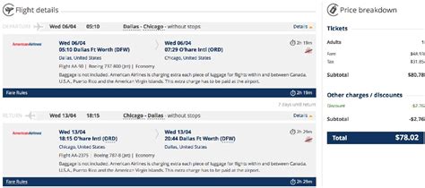 Dallas To Chicago And Vice Versa For 78 Rt Non Stop Airfare Spot
