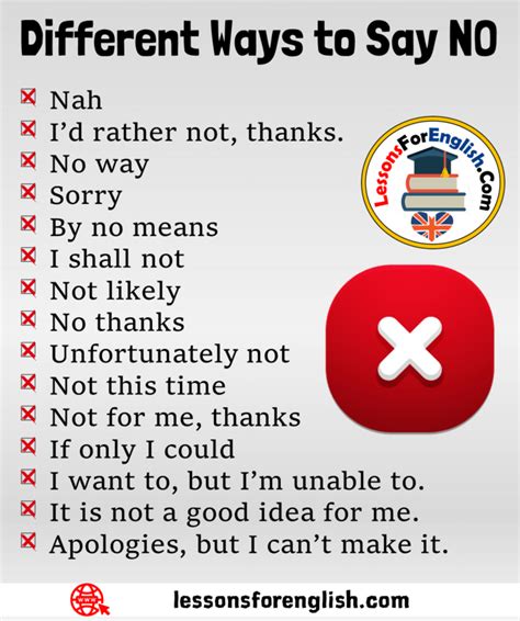 Different Ways To Say No ZOHAL