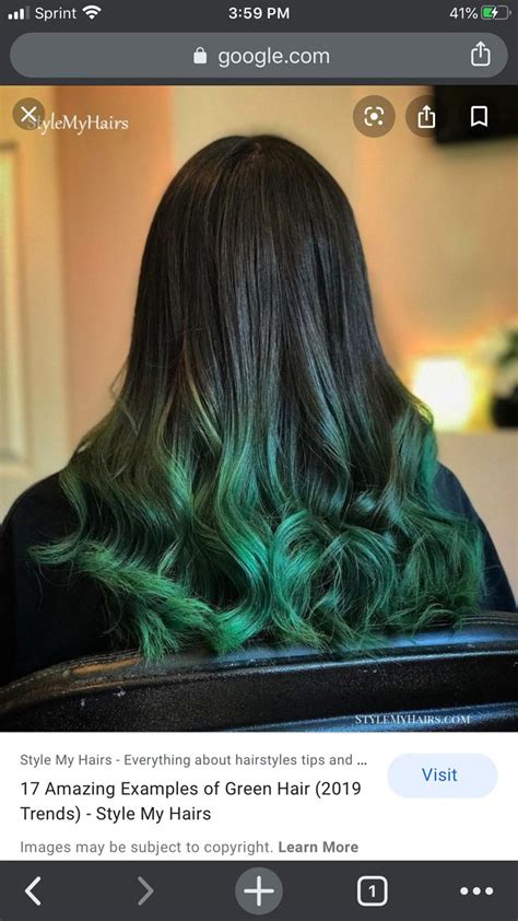 Pin By Ashley Mckay On Beautiful Hair Hair Images Hair Styles Green