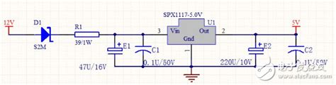 Ams1117稳压电路图（12v、18v、33v、5v） 稳压电源 电子发烧友网