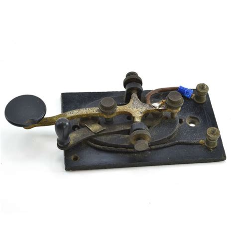 Antique Morse Code Telegraph Key Ham Radio Key Ebay In 2020 Antique