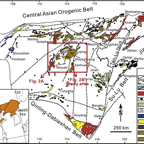 A Simplified Map Of The North China Craton Showing The Three Fold