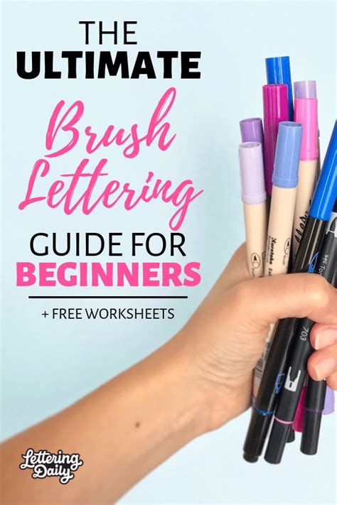 The Ultimate Brush Lettering Guide For Beginners Lettering Daily