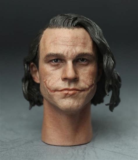 custom joker mj12 1 6 head sculpt for hot toys dx01 dx11 narrow shoulder body sculpture in