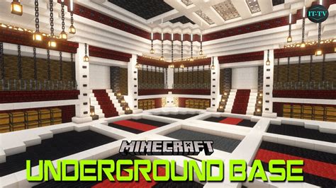 How To Build A Underground Base In Minecraft Tutorial Youtube