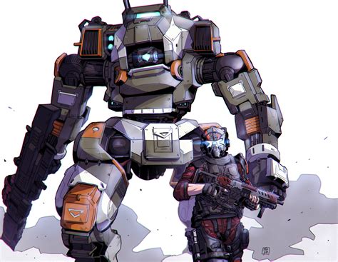 Bt 7274 And Jack Cooper Titanfall And 1 More Drawn By Nasutetsu
