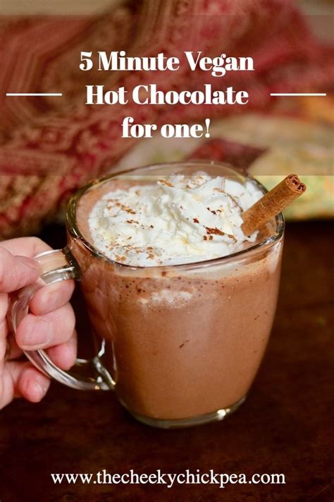 Best Homemade Hot Chocolate Youll Ever Make And Its Vegan Dairy Free Rich Creamy Mix Of Co