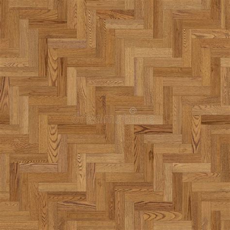Seamless Wood Parquet Texture Herringbone Light Brown Stock