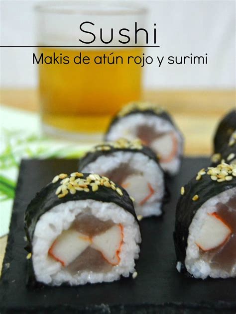 Comprar online y al mejor precio atún rojo, lomo. Cómo hacer sushi en casa: Makis de atún rojo y surimi ...