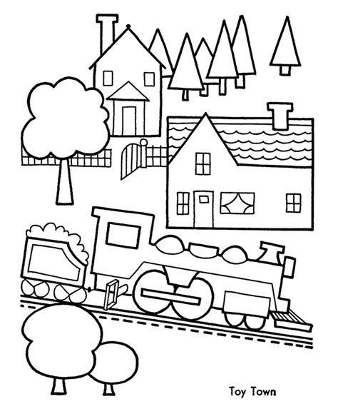 Town Coloring Download Town Coloring