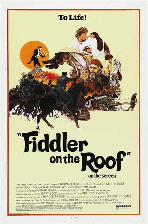 singin and dancing back in time fiddler on the roof 1971