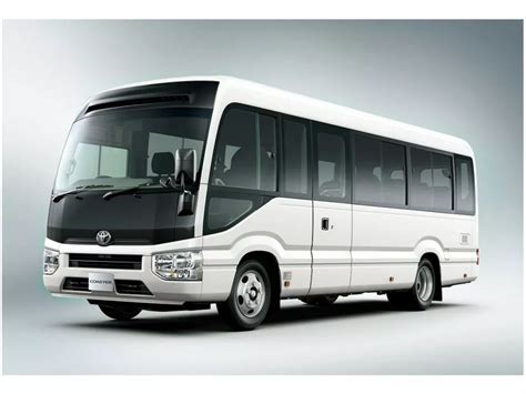 It takes about an hour to travel the entire coaster route. 22 Seater Toyota Coaster - Rentals by arcab