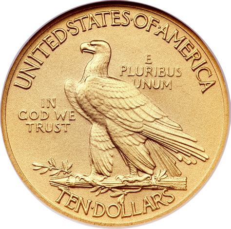 10 Dollars Indian Head Eagle With Motto United States Numista