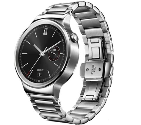 Buy Huawei Classic Smartwatch Silver Steel Strap Free Delivery