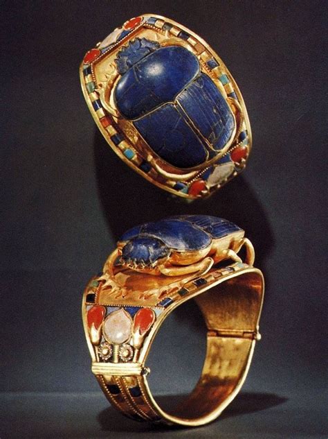 The Scarab Bracelets Of King Tutankhamon From His “house Of Eternity