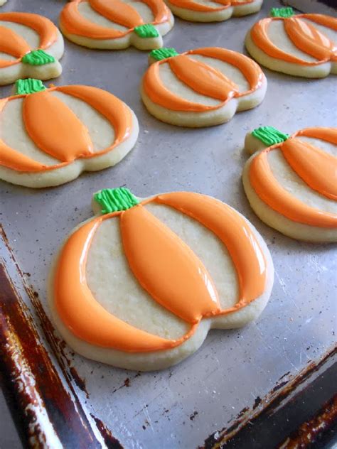 Decorated Pumpkin Cookies Confessions Of A Confectionista